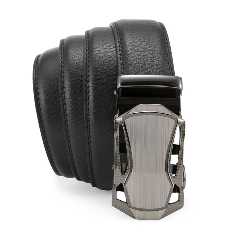 Men's Automatic Buckle Leather Belt