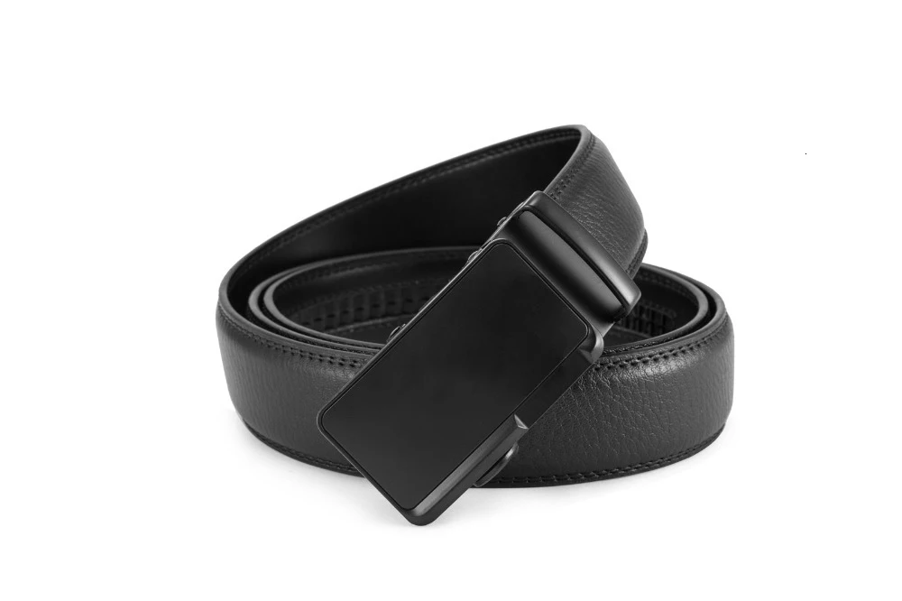 Men's Automatic Buckle Leather Belt