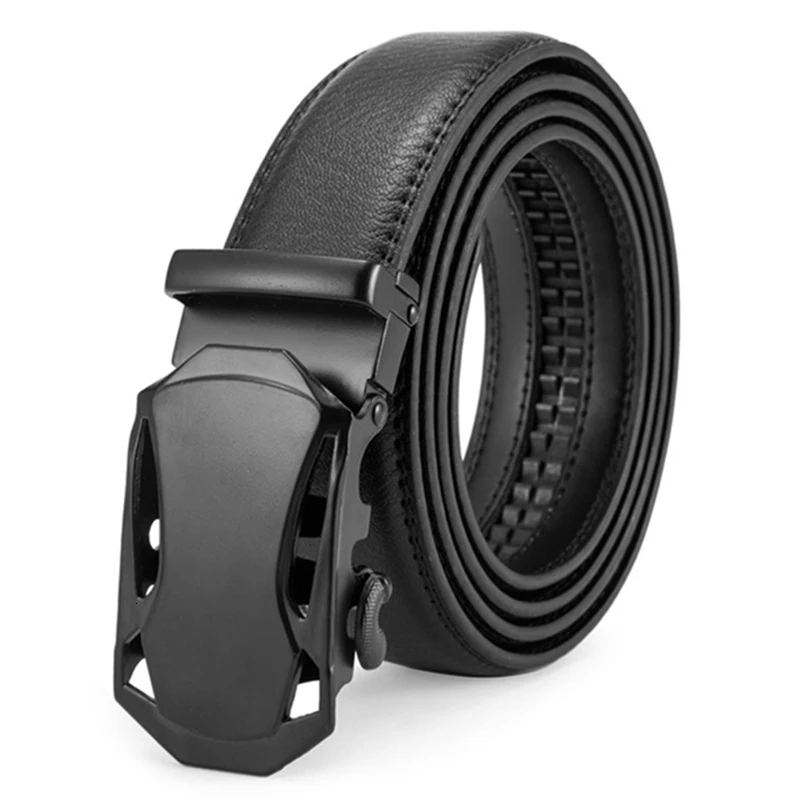 Men's Automatic Buckle Leather Belt