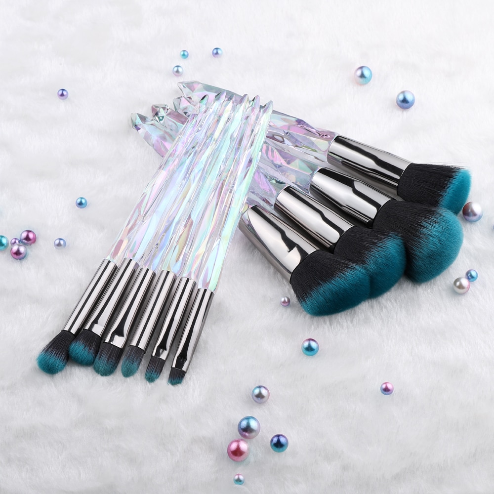 Diamond Makeup Brushes Set