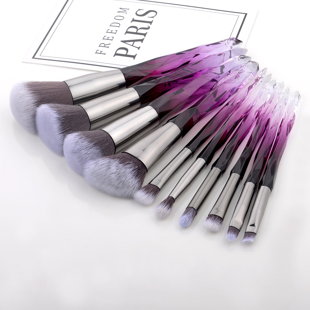 Diamond Makeup Brushes Set