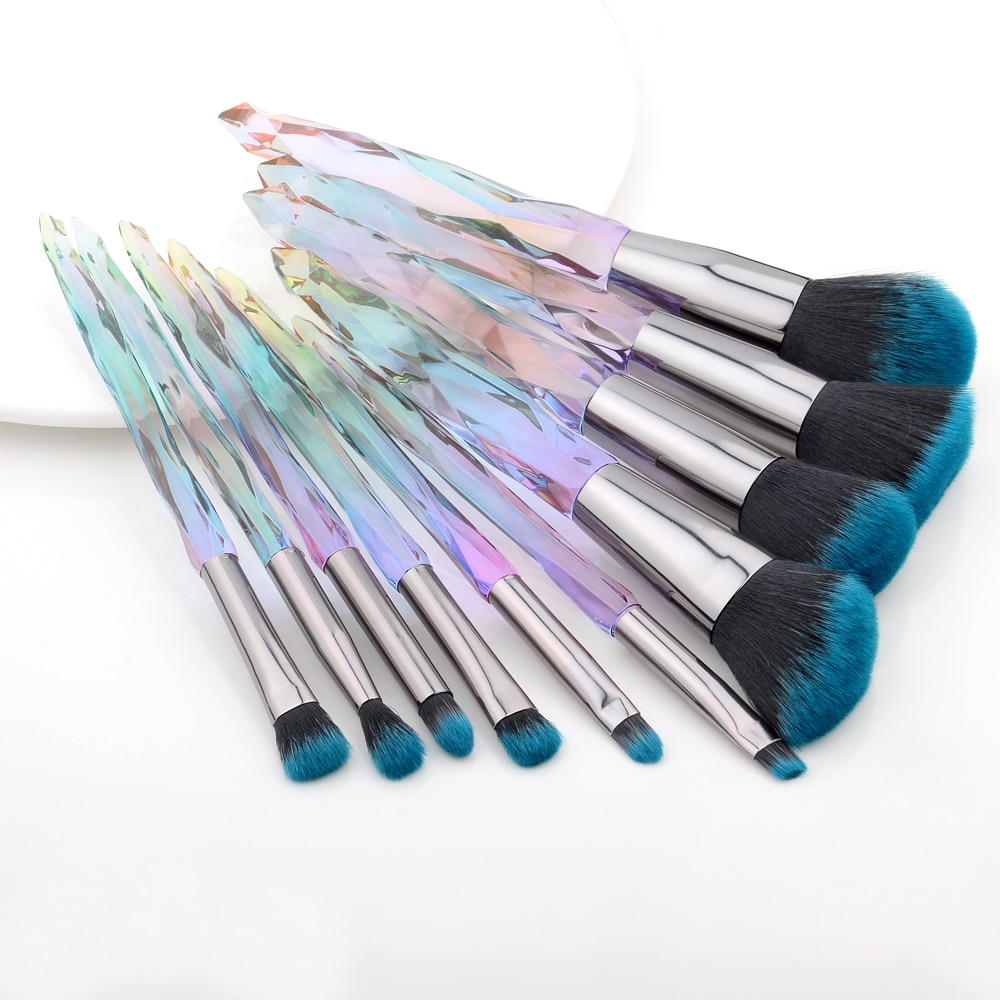 Diamond Makeup Brushes Set