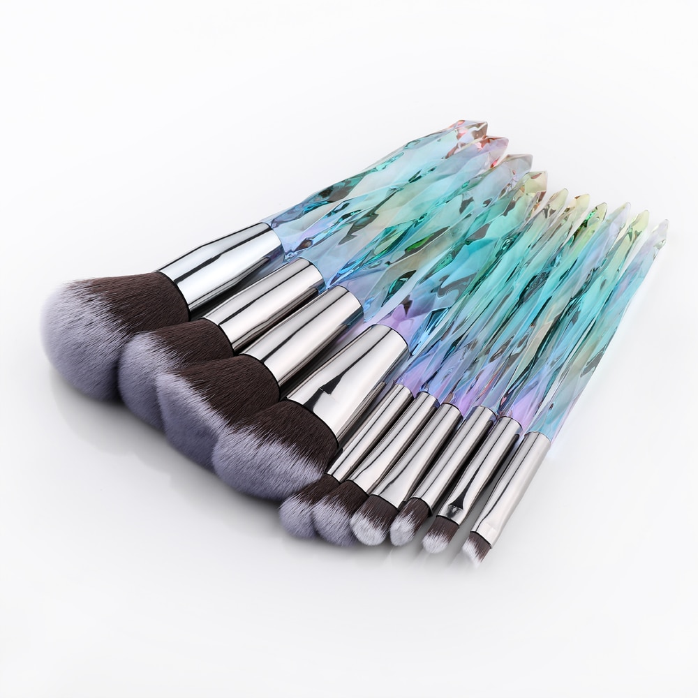 Diamond Makeup Brushes Set