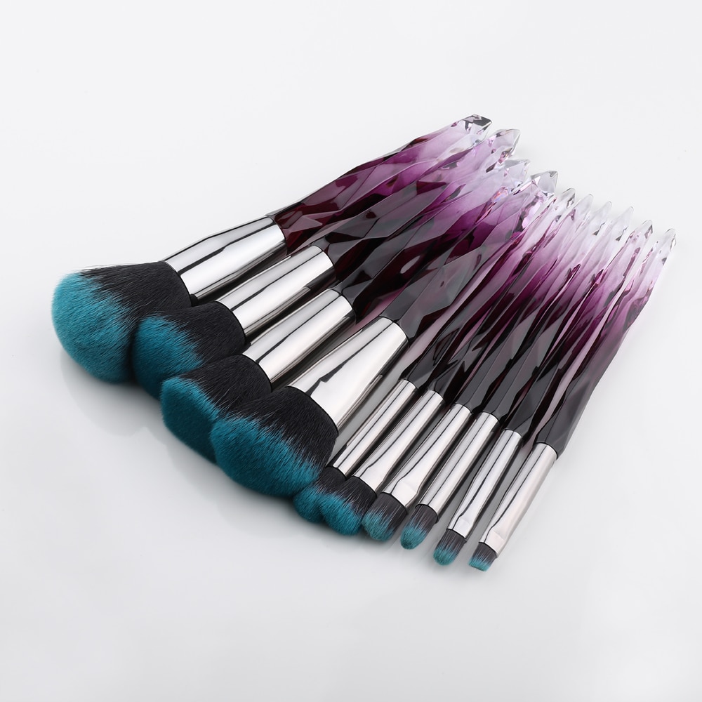 Diamond Makeup Brushes Set